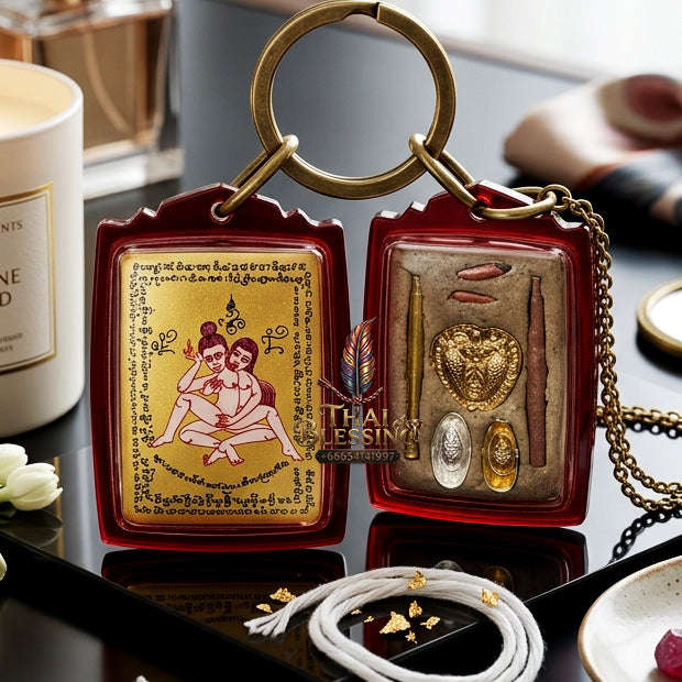✨ [The Sovereign of Infinite Allure: Master-Edition Locket] Sacred "Phaya The Krua" (The Lord of Universal Enticement) – Special "Gold-Field" Master-Teacher Edition (Female-to-Female Attraction)