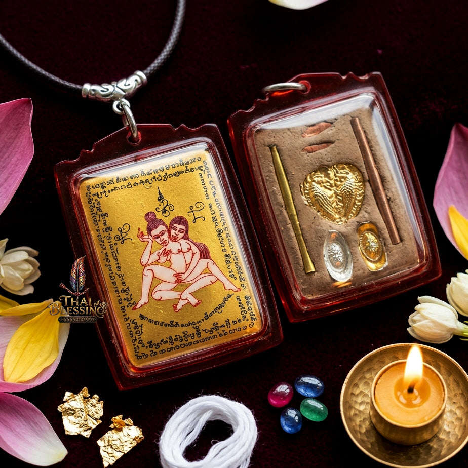 ✨ [The Sovereign of Infinite Allure: Master-Edition Locket] Sacred "Phaya The Krua" (The Lord of Universal Enticement) – Special "Gold-Field" Master-Teacher Edition (Female-to-Female Attraction)