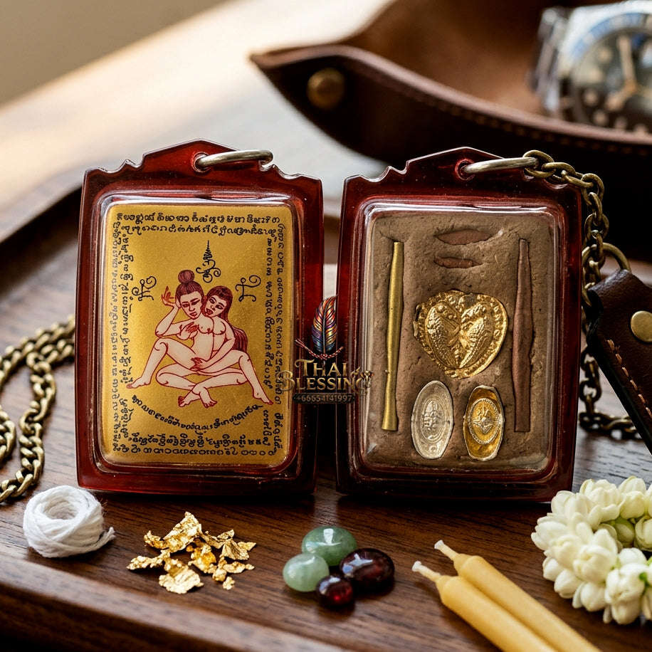 ✨ [The Sovereign of Infinite Allure: Master-Edition Locket] Sacred "Phaya The Krua" (The Lord of Universal Enticement) – Special "Gold-Field" Master-Teacher Edition (Female-to-Female Attraction)