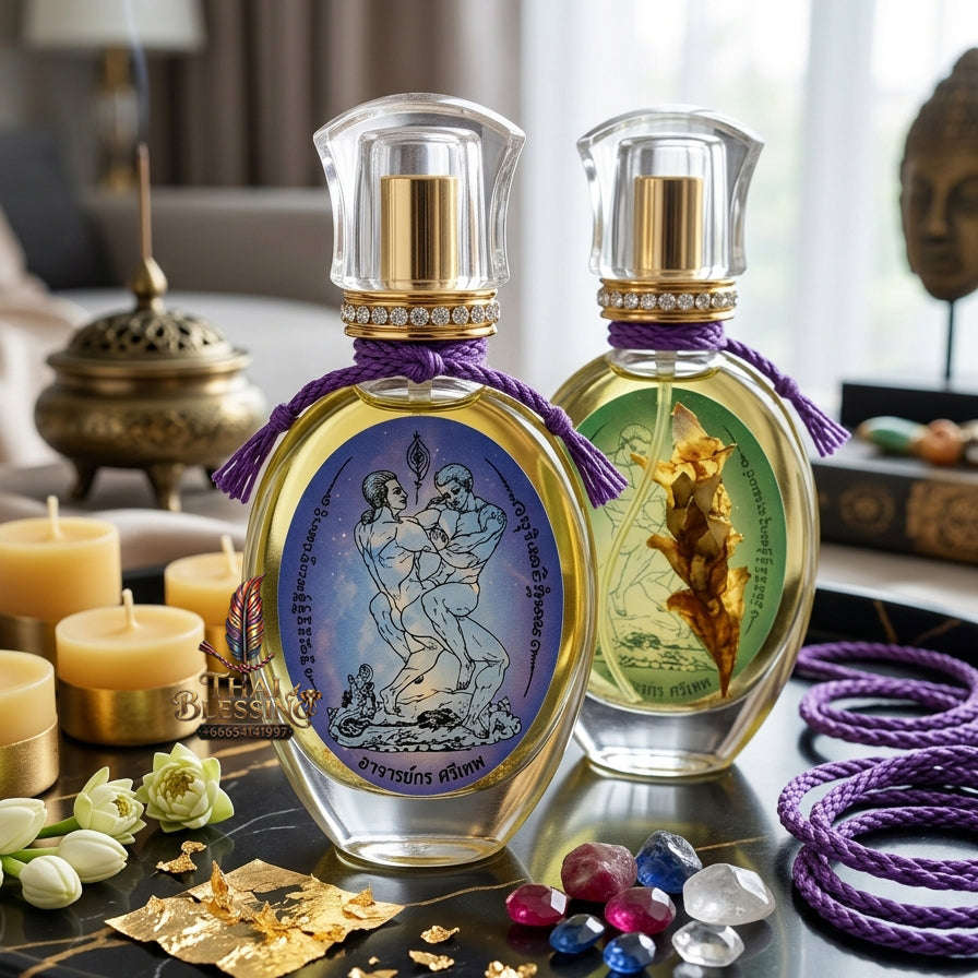 ✨ [The Sovereign of Infinite Allure: Master-Edition Pheromone Alchemy] Sacred "LGBTQ+ Maha Mantra" Attraction Perfume – Consecrated by Achan Korn Trithep (2024)
