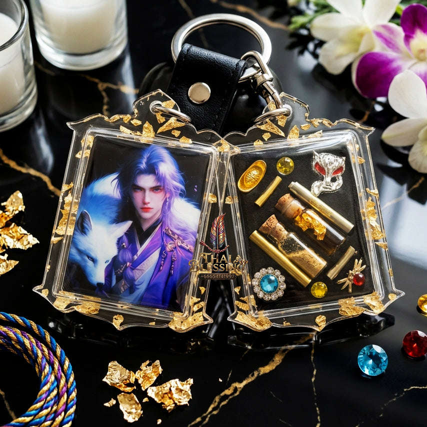 ✨ [The Sovereign of Infinite Allure: The 2025 "Jumbo" Master-Edition] Sacred "Male Fox Deity Locket" (The Nine-Tailed Fox King of Wealth & Dominance) – Special Jumbo Format – Master-Blessed by Kruba Baeng, Wat Ban Tanot (2025/2568)