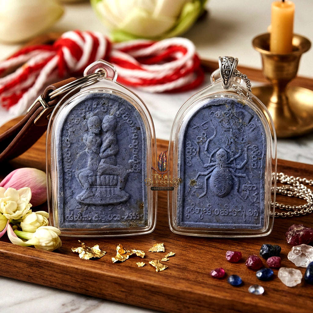 ✨ [The Sovereign of Infinite Attachment: The 2011 Master-Archive Edition] Sacred "Inn Khu Rak Luem Ngai" (The Couple of Eternal Oblivion) – Specialized Relic for Same-Sex Masculine Magnetism