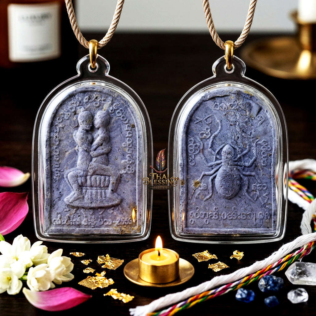 ✨ [The Sovereign of Infinite Attachment: The 2011 Master-Archive Edition] Sacred "Inn Khu Rak Luem Ngai" (The Couple of Eternal Oblivion) – Specialized Relic for Same-Sex Masculine Magnetism