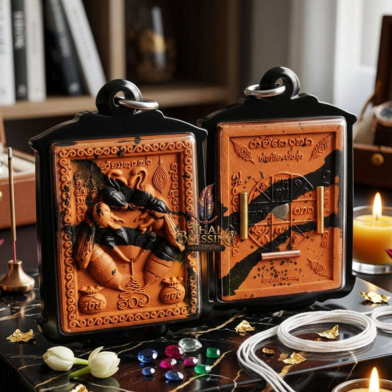 💥 WEALTH-WASP BUSINESS MAGNET! Phaya Tor Sacred Wasp Effigy for Aggressive Wealth-Extraction, Competitive Dominance, and Curio Collectible Heritage