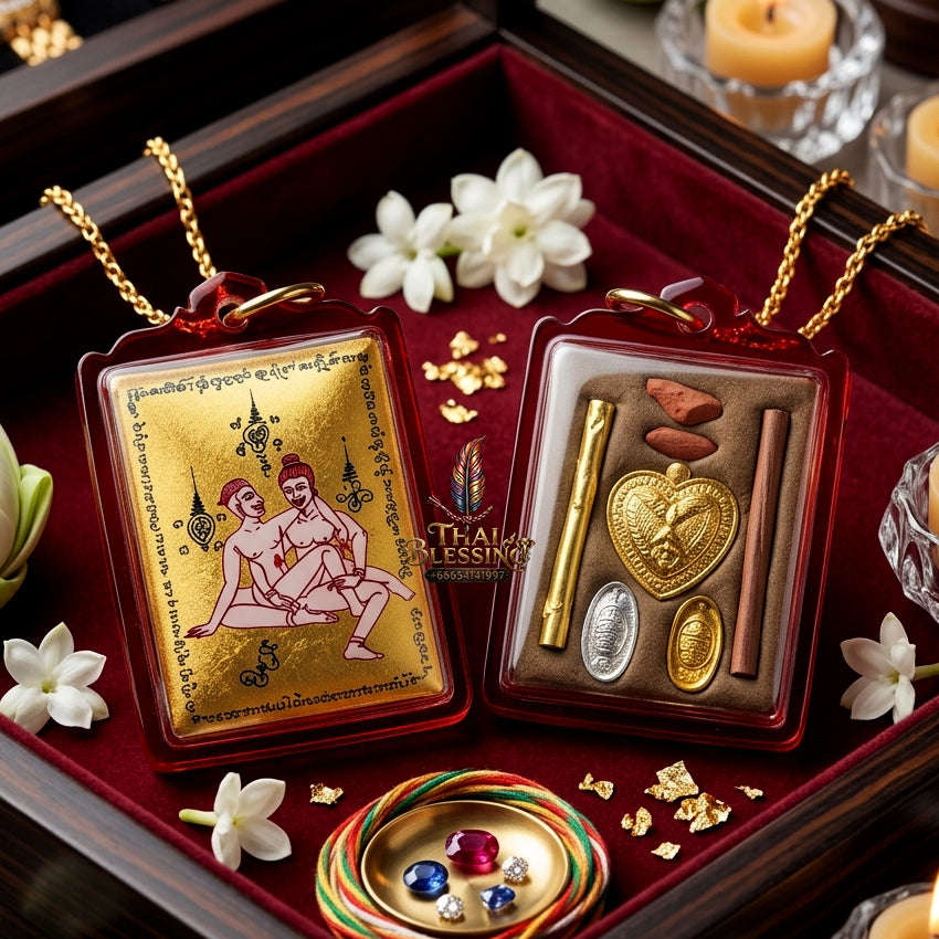 ✨ [The Sovereign of Infinite Masculine Allure: Master-Edition Locket] Sacred "Phaya The Krua" (The Lord of Universal Enticement) – Special "Gold-Field" Master-Teacher Edition (Male-to-Male Attraction) – Master-Blessed by Achan Manit Techawaro (2021)
