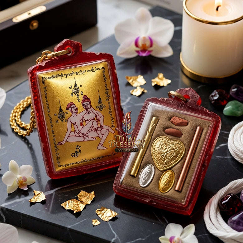 ✨ [The Sovereign of Infinite Masculine Allure: Master-Edition Locket] Sacred "Phaya The Krua" (The Lord of Universal Enticement) – Special "Gold-Field" Master-Teacher Edition (Male-to-Male Attraction) – Master-Blessed by Achan Manit Techawaro (2021)