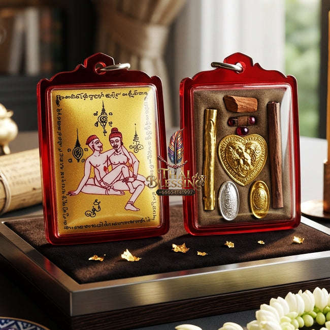 ✨ [The Sovereign of Infinite Masculine Allure: Master-Edition Locket] Sacred "Phaya The Krua" (The Lord of Universal Enticement) – Special "Gold-Field" Master-Teacher Edition (Male-to-Male Attraction) – Master-Blessed by Achan Manit Techawaro (2021)