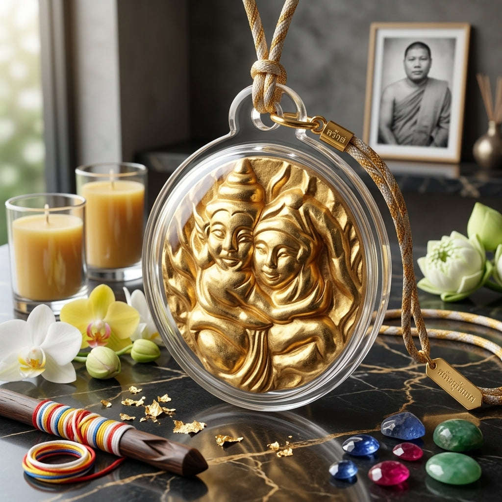 ✨ [The Sovereign of Infinite Union: Master-Powder Edition] Sacred "Inn Pae Wae" (The Royal Inn of Absolute Attachment) – Master-Blessed by Kruba Maew, Wat Khun Khong Luang (2020)