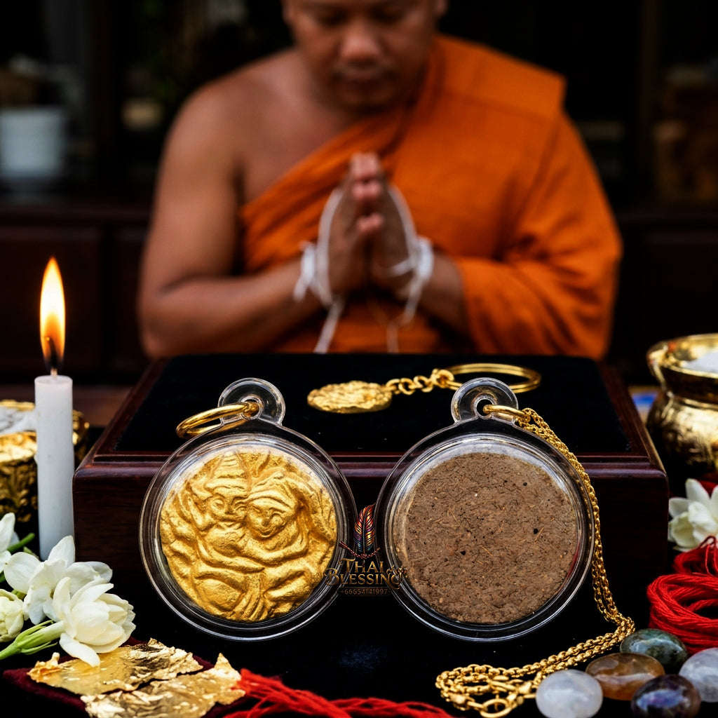 ✨ [The Sovereign of Infinite Union: Master-Powder Edition] Sacred "Inn Pae Wae" (The Royal Inn of Absolute Attachment) – Master-Blessed by Kruba Maew, Wat Khun Khong Luang (2020)