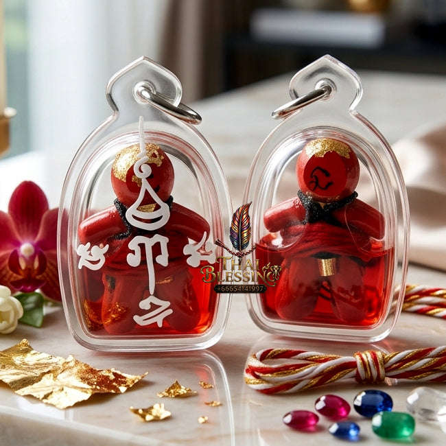 ✨ [The Sovereign of Primal Desire: Master-Prai Edition] Sacred "Inn Khu Rak Phrai Saneha" (The Couple of Haunted Attraction) – Master-Blessed by Luang Ta Or, Wat Chong Kae (2026)