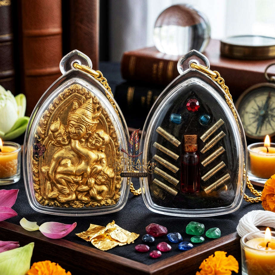 ✨ [The Sovereign of Supreme Masculine Obsession: The "10-Fold Power" Edition] Sacred "Phaya Khao Gay" (The King of Gay Desire) – Master-Blessed by Achan Din D-Mar (2022)
