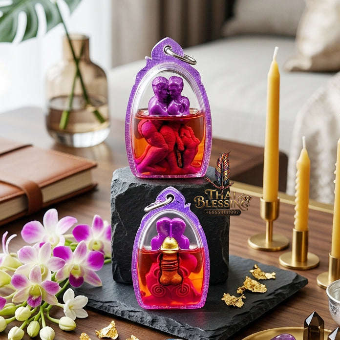 ✨ [The Sovereign of Universal Desire: Master-Oil Edition] Sacred "Inn Khu Saneh Yot Chai" (The Couple of Supreme Masculine Attraction) – Specialized Relic for Gay, Bisexual & Male-Seeking-Male Magnetism