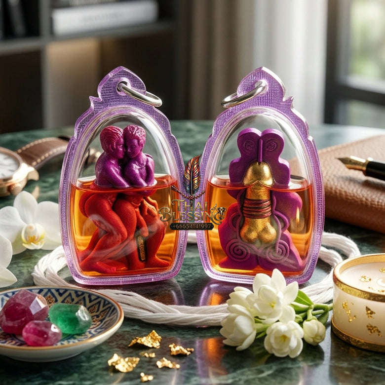 ✨ [The Sovereign of Universal Desire: Master-Oil Edition] Sacred "Inn Khu Saneh Yot Chai" (The Couple of Supreme Masculine Attraction) – Specialized Relic for Gay, Bisexual & Male-Seeking-Male Magnetism
