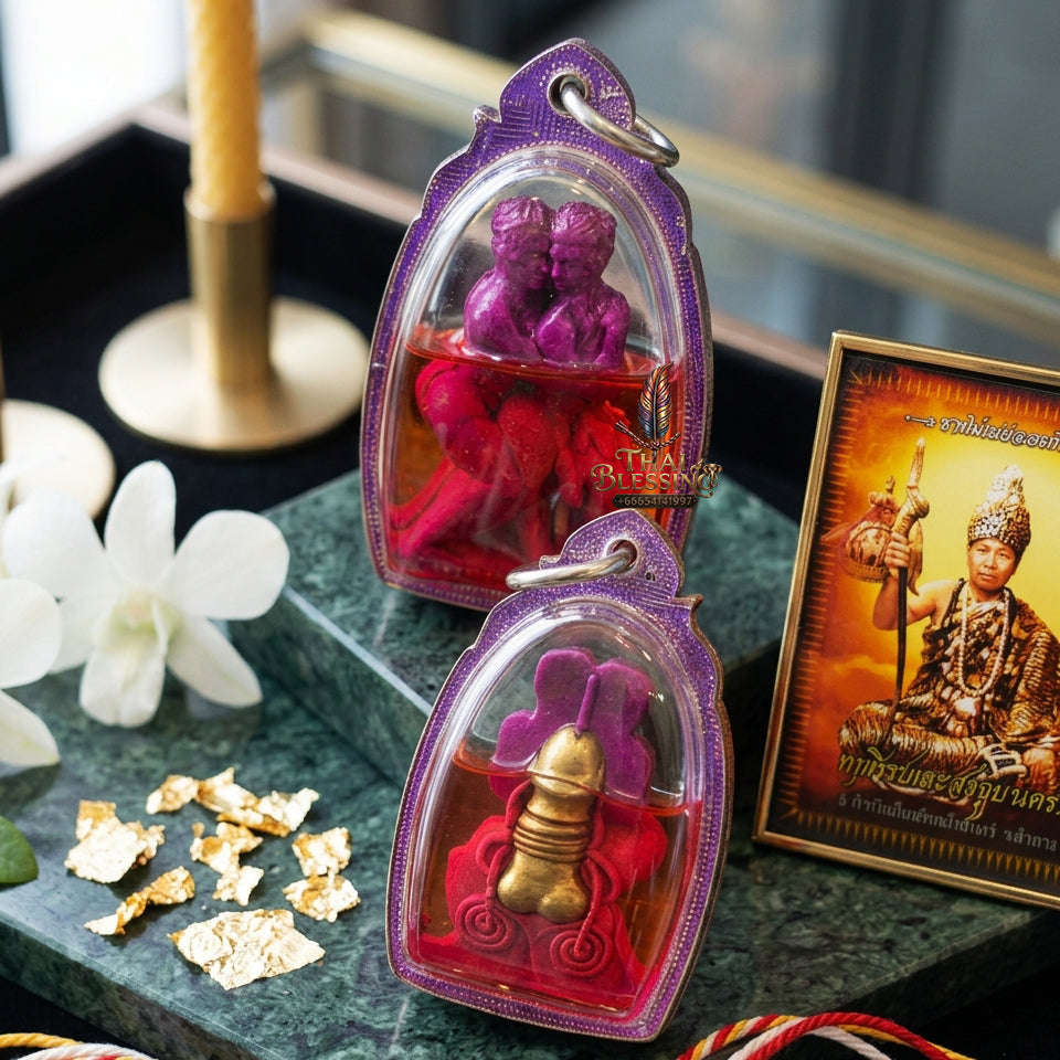 ✨ [The Sovereign of Universal Desire: Master-Oil Edition] Sacred "Inn Khu Saneh Yot Chai" (The Couple of Supreme Masculine Attraction) – Specialized Relic for Gay, Bisexual & Male-Seeking-Male Magnetism